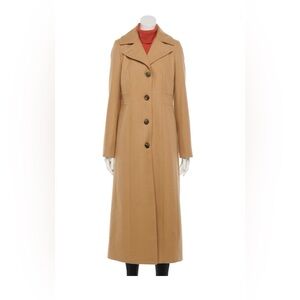 Long Wool Camel Coat XL